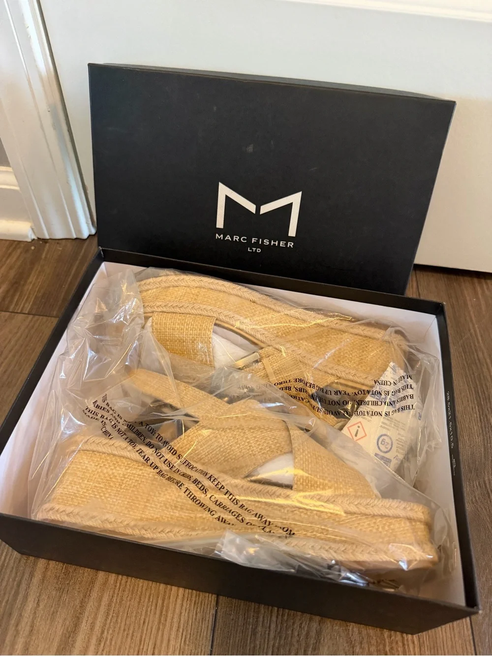 Marc Fisher LTD Renda Slingback Espadrille Platform Wedge Sandal - 8